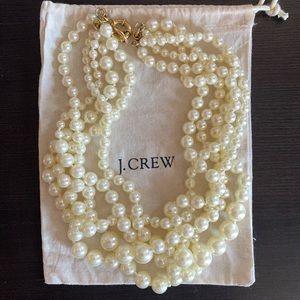 J. Crew multi strand pearl necklace